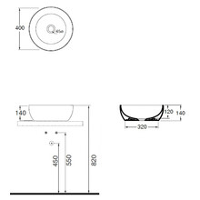 Elegance Round Counter Top Basin